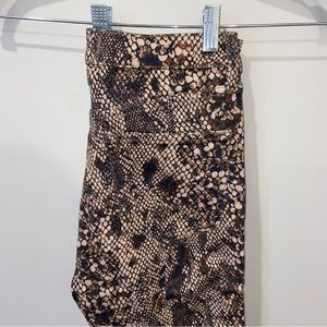 Free People Snake Skin Jeans
